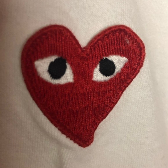 Comme De Garçon White Tee - Picture 2 of 5